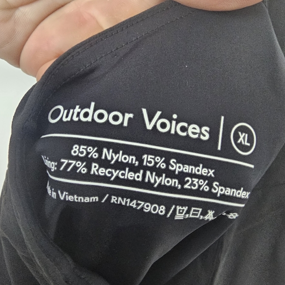 Outdoor Voices Cross Dress Black New With Tags Size XL - Picture 5 of 8